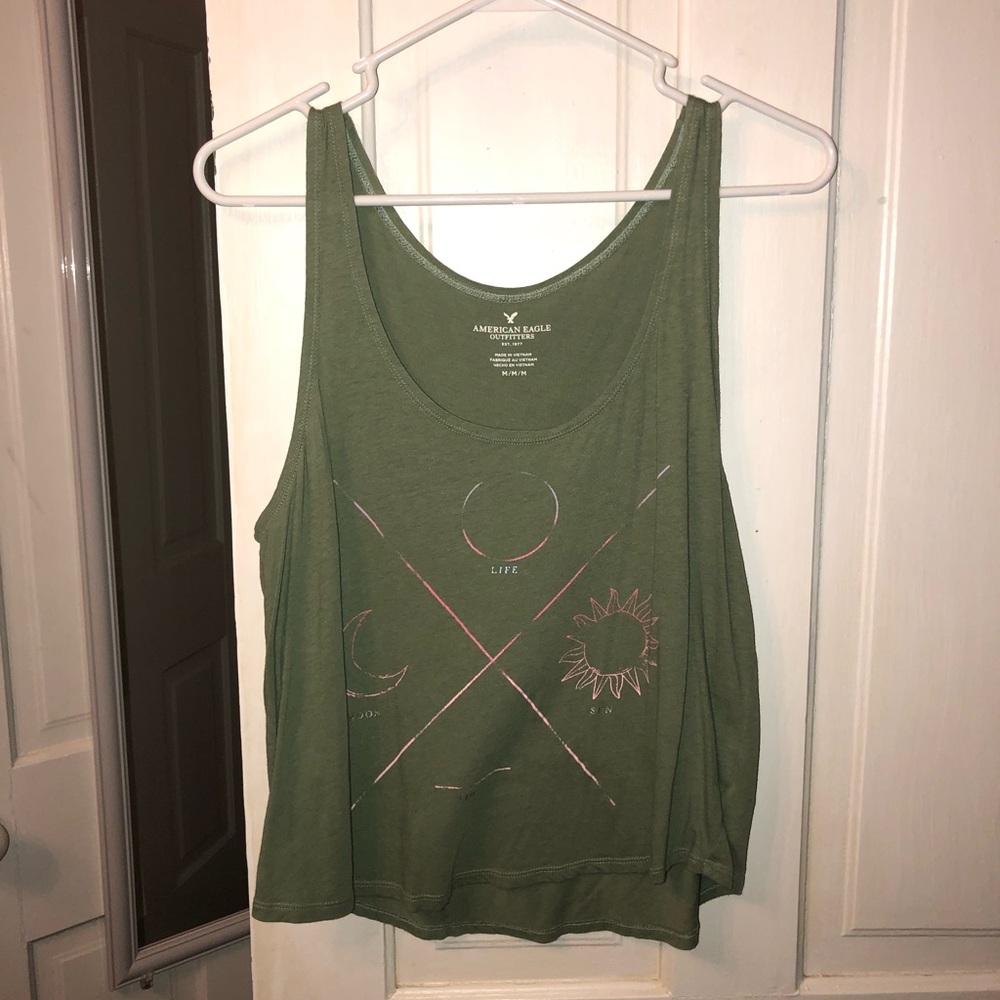 AE graphic tank top